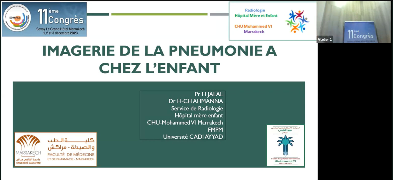 11èmeCongrès Somipev : Dimanche 3 Décembre – Ateliers 1
