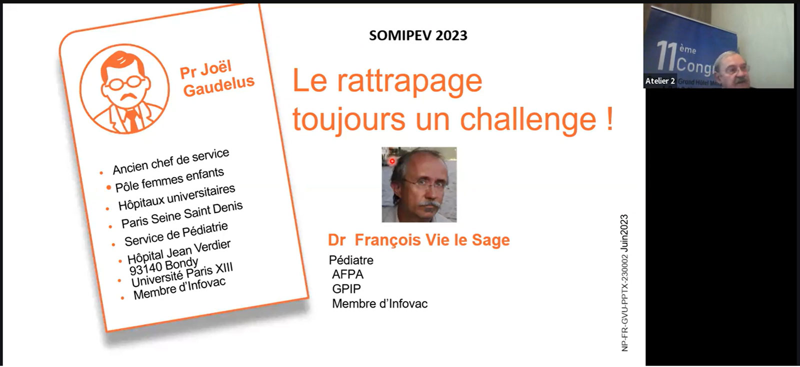 11ème Congrès Somipev : Dimanche 3 Décembre – Ateliers 2